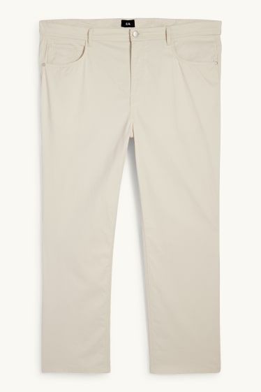Hommes - Pantalon - regular fit - beige clair