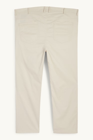 Hommes - Pantalon - regular fit - beige clair