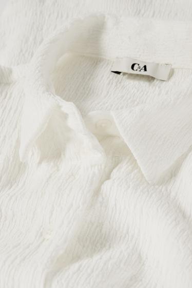 Dona - Brusa - estructurada - blanc trencat