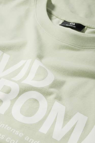Heren - T-shirt - mintgroen