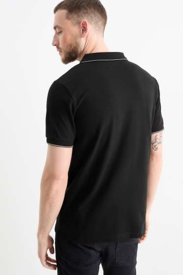 Herren - Poloshirt - schwarz