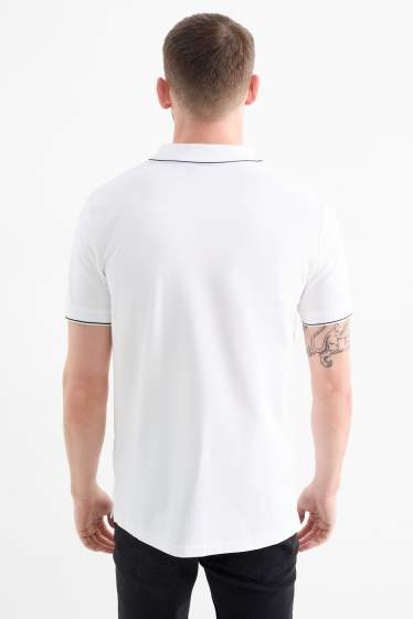 Herren - Poloshirt - weiss