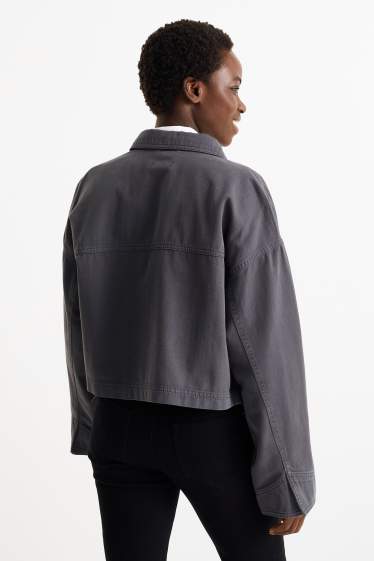 Women - Blouse - dark gray