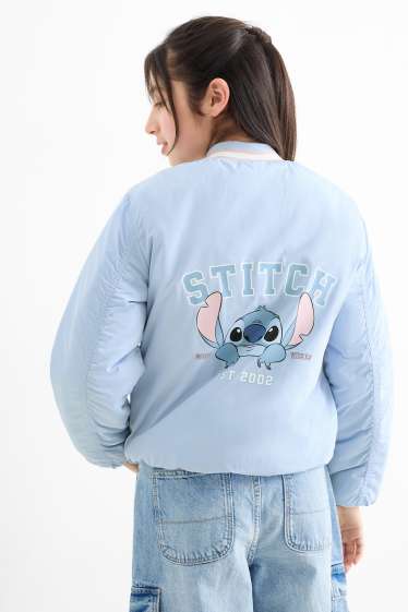 Enfants filles - Lilo & Stitch - blouson - bleu clair