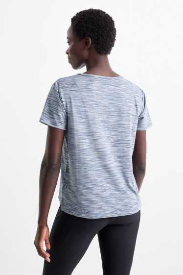 Femmes - Haut de sport - protection UV - bleu