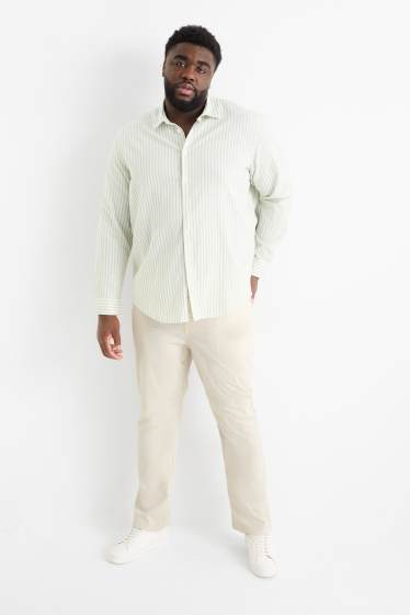 Hommes - Pantalon - regular fit - beige clair