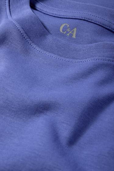 Damen - T-Shirt - Slim Fit - lila