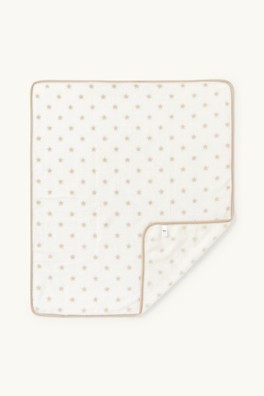 Unisex - Little star - baby blanket - 100 x 85 cm - beige