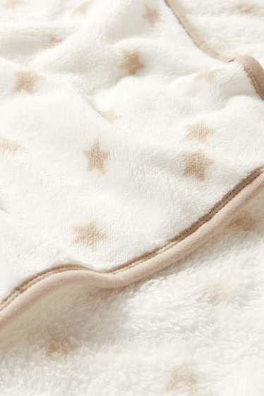 Unisex - Little star - baby blanket - 100 x 85 cm - beige