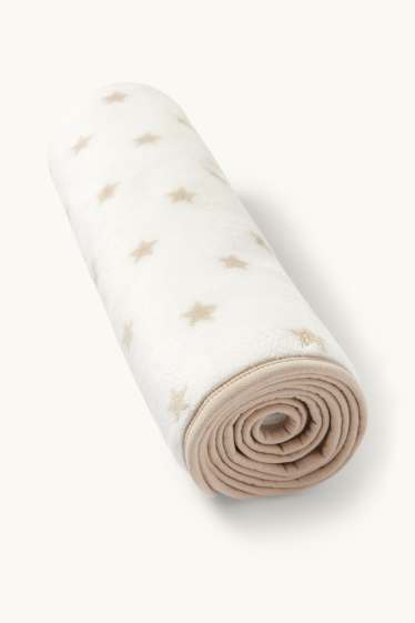 Unisex - Little star - baby blanket - 100 x 85 cm - beige