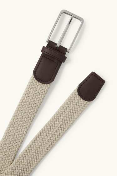 Uomo - Cintura - beige chiaro