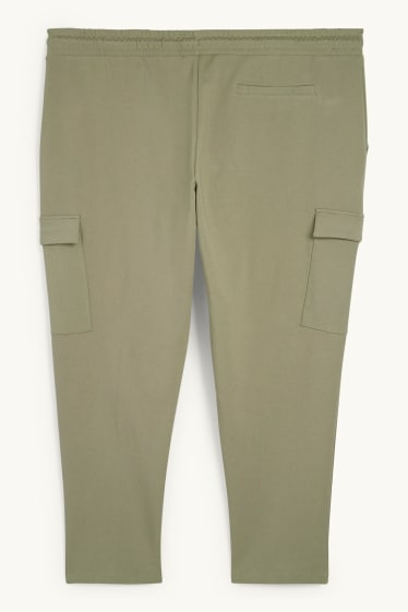 Herren - Cargo-Jogginghose - grün