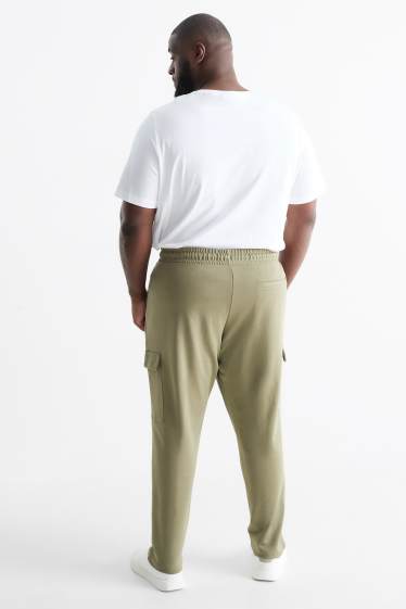 Herren - Cargo-Jogginghose - grün