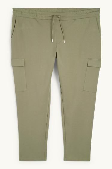 Herren - Cargo-Jogginghose - grün