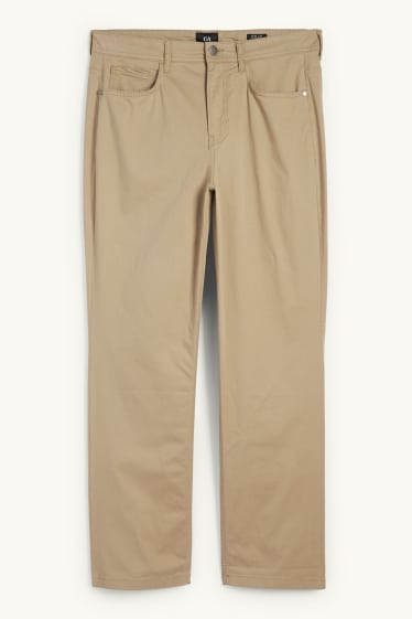 Hommes - Pantalon - regular fit - beige
