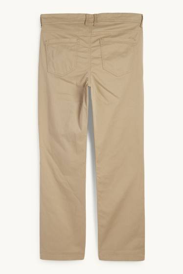 Hommes - Pantalon - regular fit - beige