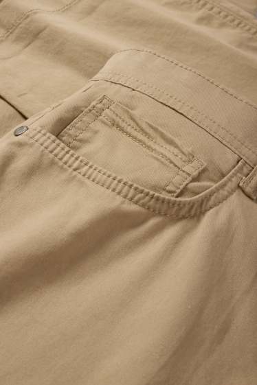 Hommes - Pantalon - regular fit - beige