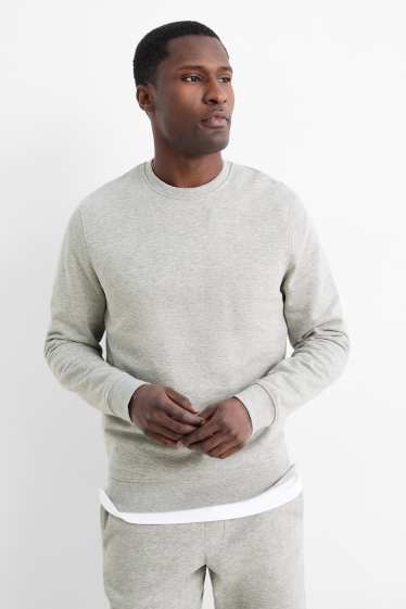 Hommes - Sweat - gris clair chiné