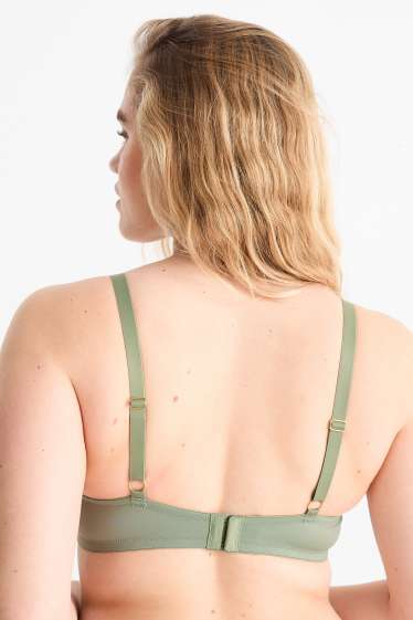 Damen - Multipack 2er - BH ohne Bügel - wattiert - mintgrün