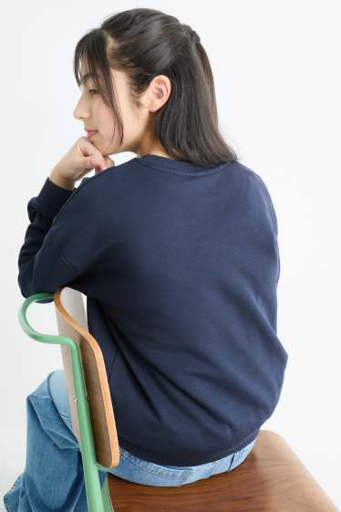 Niñas - Lilo & Stitch - sudadera - azul oscuro