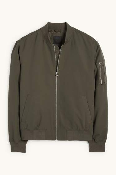 Herren - Bomberjacke - dunkelgrün