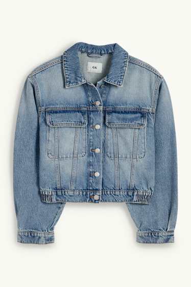 Dámské - Džínová bunda - džíny - modré