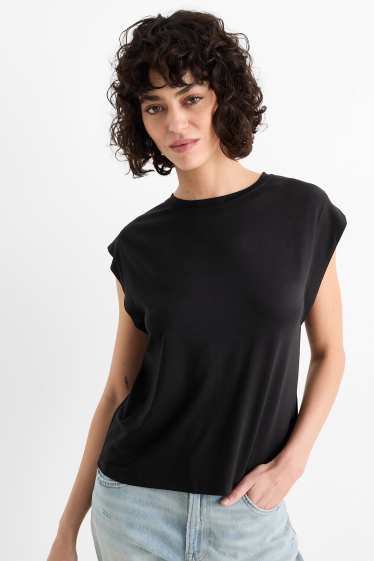 Damen - T-Shirt - schwarz