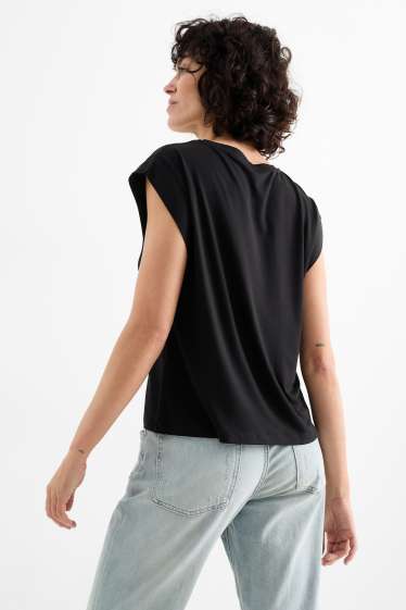 Damen - T-Shirt - schwarz