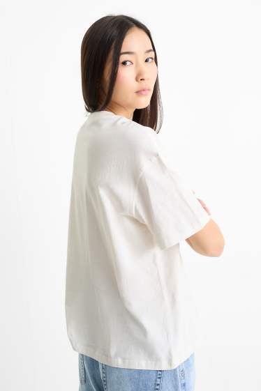Damen - T-Shirt - weiss