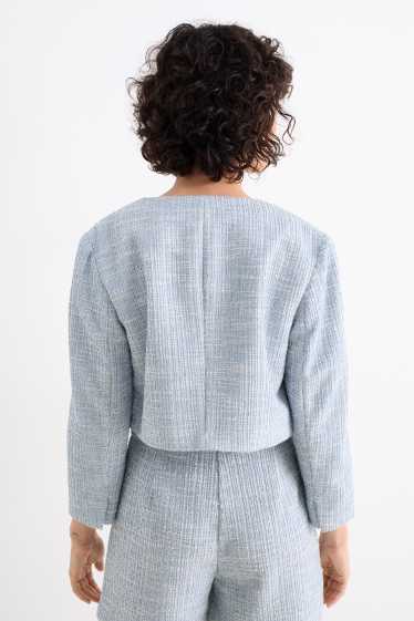 Donna - Blazer bouclé - azzurro
