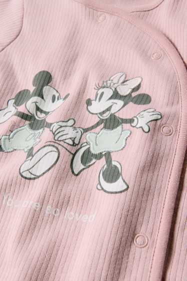 Bébés filles - Disney - pyjama bébé - côtelé - rose