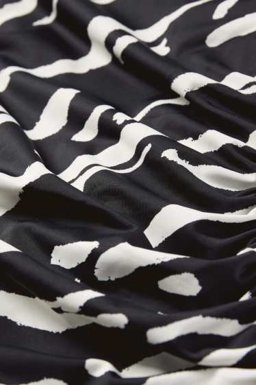 Dames - Badpak met plooiing - voorgevormd - LYCRA® XTRA LIFE™ - zwart