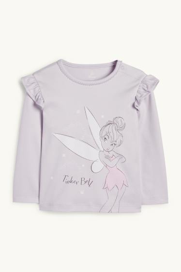 Baby: meisjes - Tinkerbel - babypyjama - 2-delig - lichtpaars