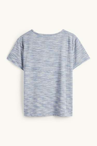 Femmes - Haut de sport - protection UV - bleu