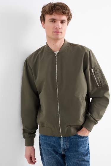 Herren - Bomberjacke - dunkelgrün