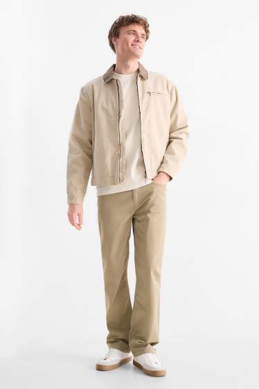 Hommes - Pantalon - regular fit - beige