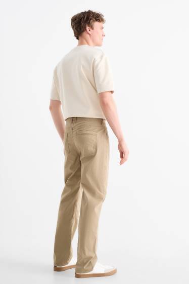 Hommes - Pantalon - regular fit - beige