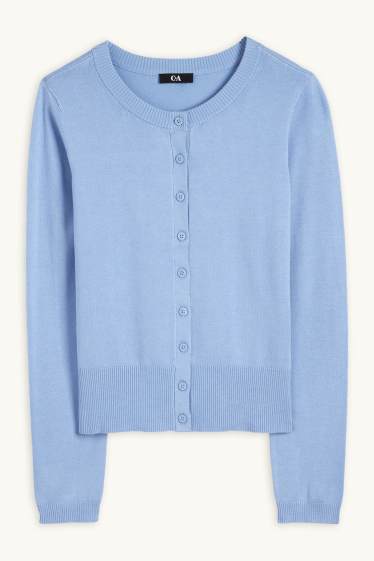 Women - Cardigan - light blue