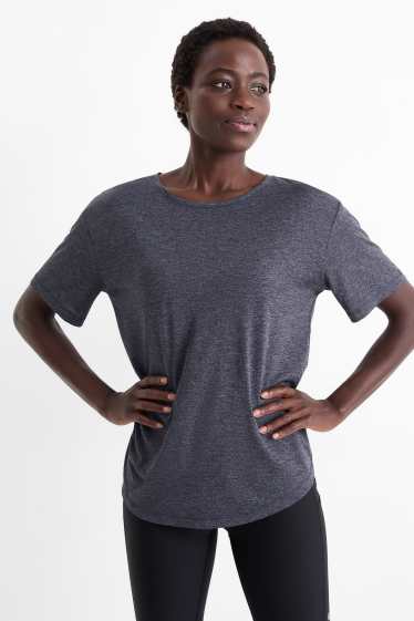 Donna - T-shirt sportiva - blu scuro