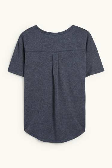 Donna - T-shirt sportiva - blu scuro