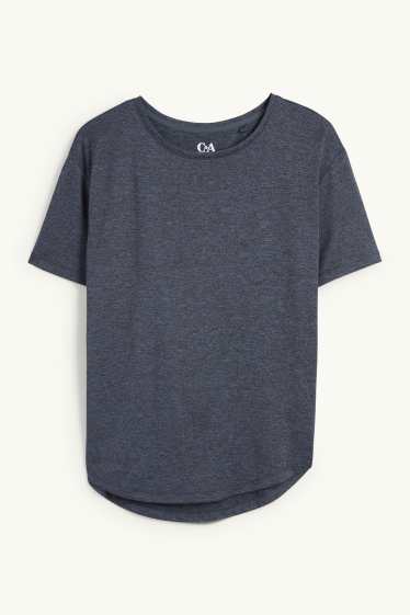 Donna - T-shirt sportiva - blu scuro