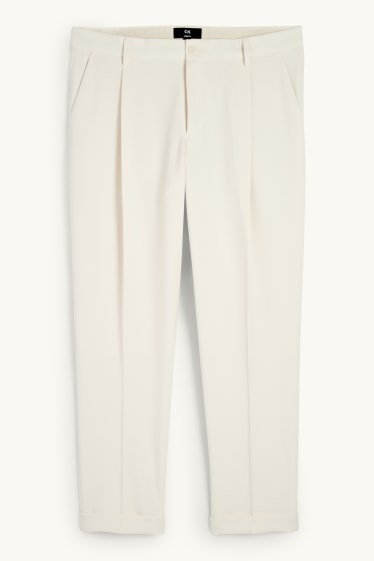 Home - Pantalons combinables - slim fit - Flex - blanc trencat