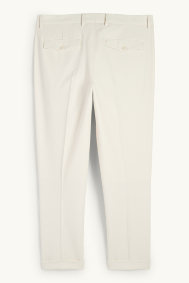 Home - Pantalons combinables - slim fit - Flex - blanc trencat