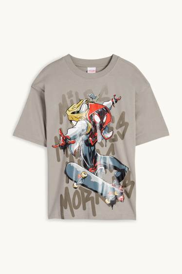 Enfants garçons - Spider-Man - T-shirt - gris