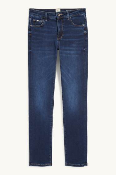 Femmes - Slim jean - mid waist - shaping jean - LYCRA® - jean bleu