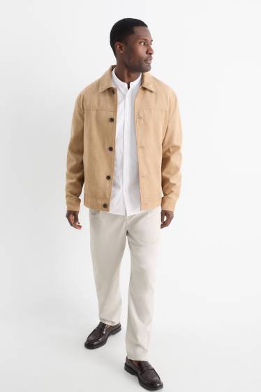 Bărbați - Chino - tapered fit - bej deschis
