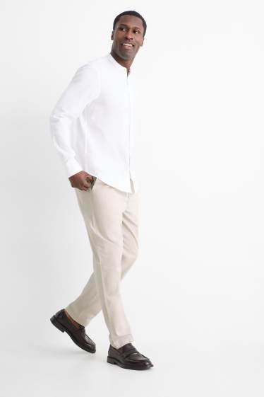 Bărbați - Chino - tapered fit - bej deschis