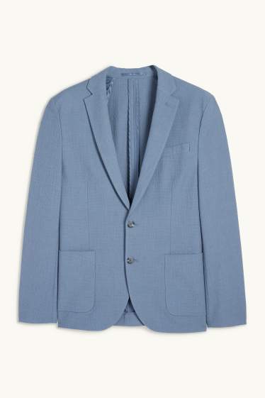 Hommes - Veste de costume - slim fit - bleu