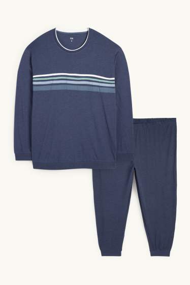 Herren - Pyjama - dunkelblau