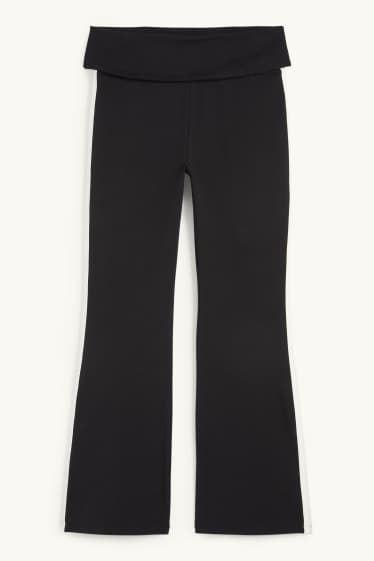 Nena - Leggings acampanats - negre